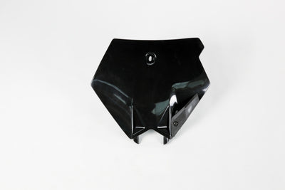 KTM SX Front Number Plate - Black - KT03075#001