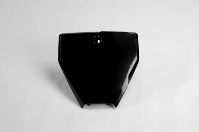 Husqvarna FC Front Number Plate - Black - HU03367#001