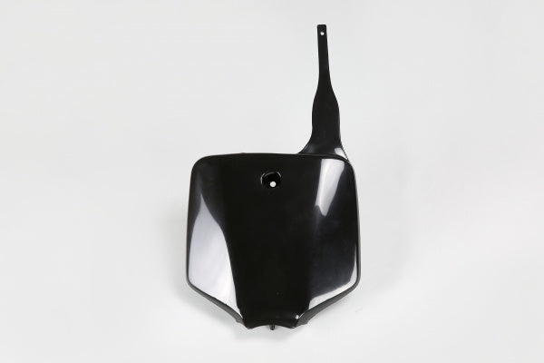 Kawasaki KX Front Number Plate - Black - KA03732#001