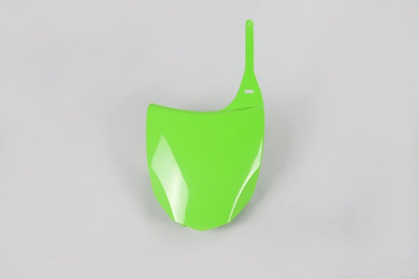 Kawasaki KXF Front Number Plate - Green - KA03797#026