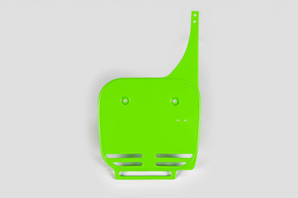 Kawasaki KX Front Number Plate - Green - KA02742#026