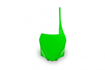 Kawasaki KX Front Number Plate - Neon Green - KA04730#AFLU