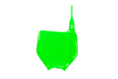 Kawasaki KXF Front Number Plate - Neon Green - KA03740#AFLU