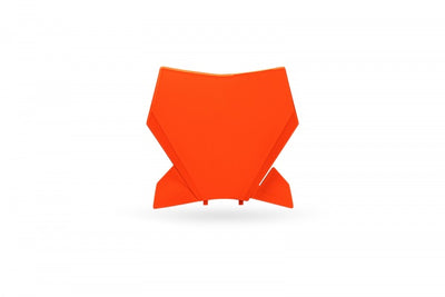 KTM SX-F Front Number Plate - Neon Orange - KT05013#FFLU