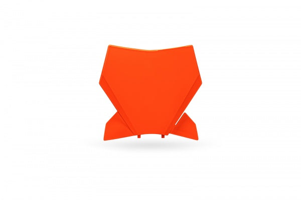 KTM SX Front Number Plate - Neon Orange - KT05013#FFLU