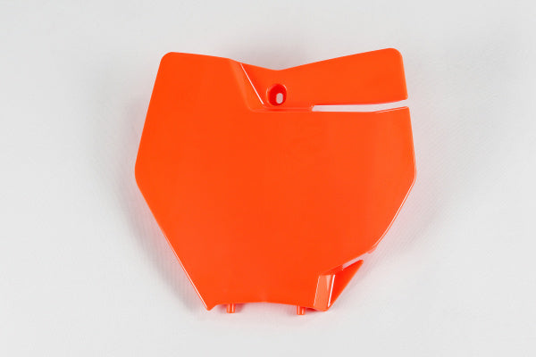 KTM SX-F Front Number Plate - Neon Orange - KT04063#FFLU