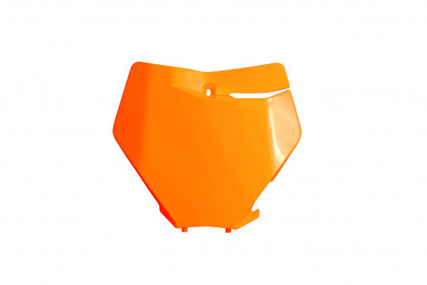 KTM SX Front Number Plate - Neon Orange - KT04094#FFLU