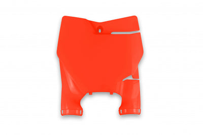 KTM SX Front Number Plate - Neon Orange - KT04099#FFLU