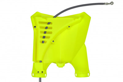 Honda CRF Front Number Plate - Neon Yellow (DFLU) - HO04679#DFLU