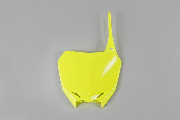Suzuki RMZ Front Number Plate - Neon Yellow - SU04919#DFLU