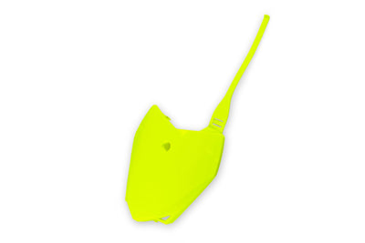Kawasaki KLX Front Number Plate - Neon Yellow - KA04718#DFLU