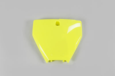 Husqvarna FC Front Number Plate - Neon Yellow - HU03367#DFLU