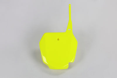 Suzuki RM Front Number Plate - Neon Yellow - SU03968#DFLU