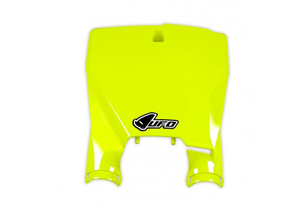 Husqvarna TC Front Number Plate - Neon Yellow (DFLU) - HU03373#DFLU