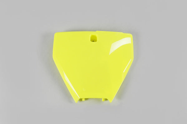Husqvarna TC Front Number Plate - Neon Yellow - HU03367#DFLU