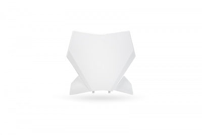 KTM SX Front Number Plate - White 20-26 - KT05013#042