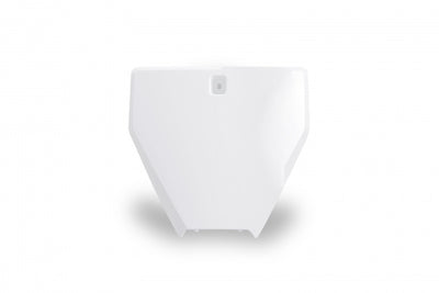 Husqvarna TC Front Number Plate - White 20-26 - HU03367#040