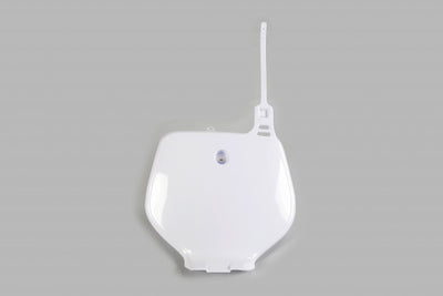Yamaha YZ Front Number Plate - White - YA02853#046