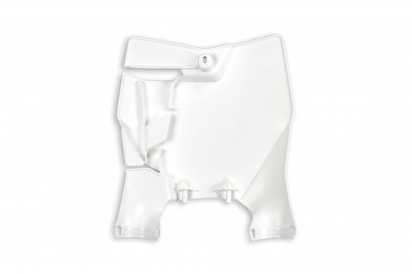 KTM SX Front Number Plate - White - KT04080#047