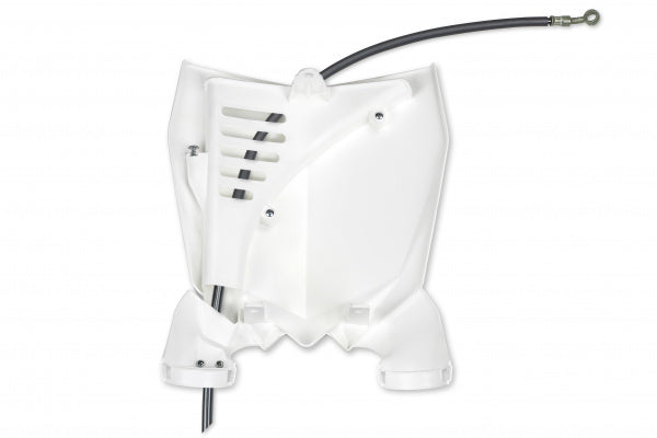 Yamaha YZ Front Number Plate - White (046) - YA04855#046