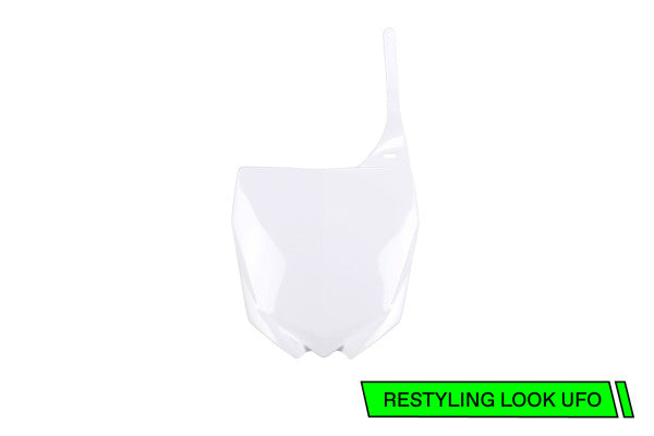 Yamaha YZ Front Number Plate - White - YA04832#046