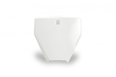 Husqvarna TC Front Number Plate - White - HU03367#041