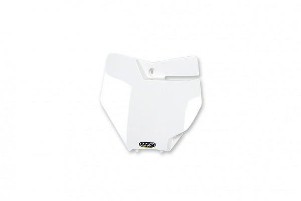 KTM SX Front Number Plate - White - KT04063#047