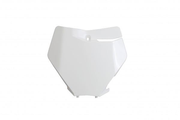 KTM SX Front Number Plate - White - KT04094#047