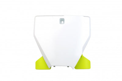 Husqvarna FC Front Number Plate - White - HU03395@041
