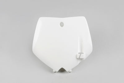 KTM SX Front Number Plate - White - KT03071#047