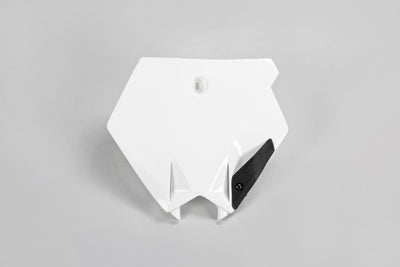 KTM SX Front Number Plate - White - KT03078#047