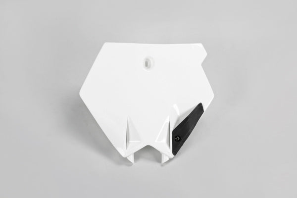 KTM SX Front Number Plate - White - KT03078#047