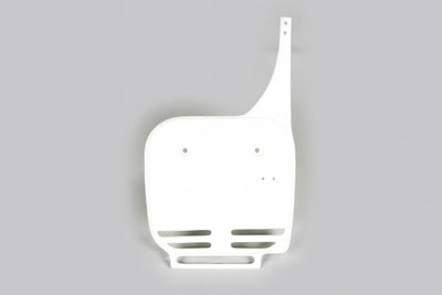 Kawasaki KX Front Number Plate - White - KA02742#047