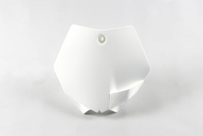 KTM SX Front Number Plate - White - KT04008#047