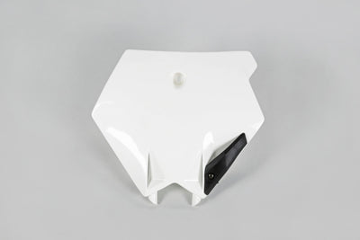 KTM SX Front Number Plate - White - KT03075#047