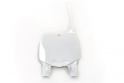 Kawasaki KX Front Number Plate - White - KA03701#047