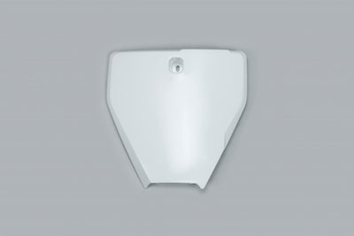 Husqvarna TC Front Number Plate - White - HU03386#041