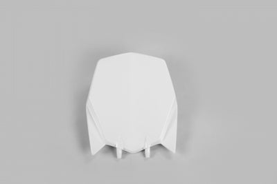 Husqvarna TC Front Number Plate - White - HU03343#041