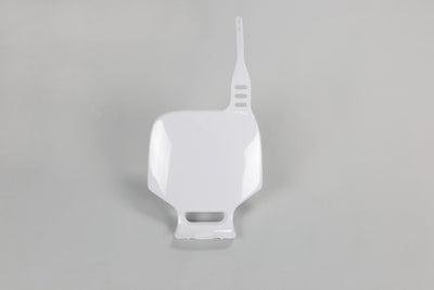 Yamaha YZ Front Number Plate - White - YA02874#046