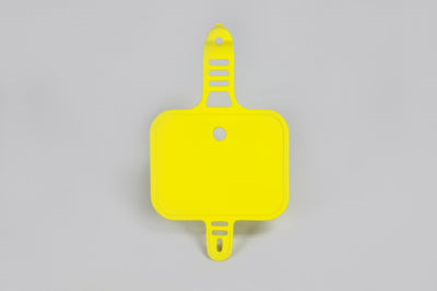 Honda CRF Front Number Plate - Yellow - HO03642#102
