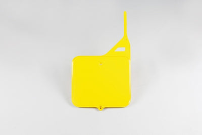 Suzuki RM Front Number Plate - Yellow - SU02910#101