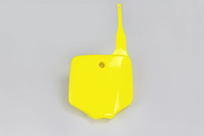 Kawasaki KX Front Number Plate - Yellow - KA03732#102