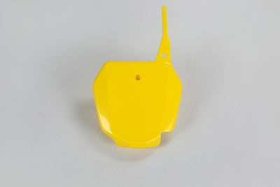 Suzuki RM Front Number Plate - Yellow - SU03968#101
