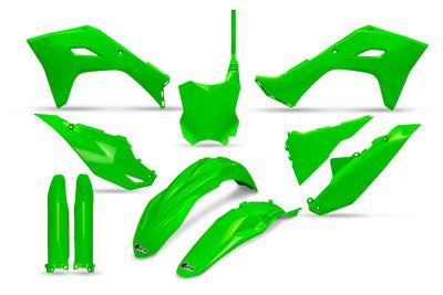 Kawasaki KXF Full Kit - Neon Green - KAKIT231F@AFLU