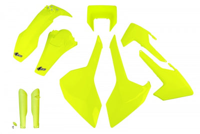 Husqvarna FE Full Kit - Neon Yellow (DFLU) - HUKIT621F@DFLU