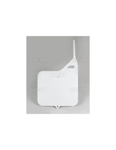 TM 125 Front Number Plate - White - TM03115@041