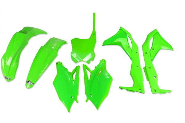 Kawasaki KXF Kit - Neon Green - KAKIT224@AFLU