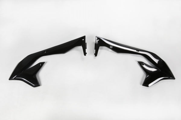 Kawasaki KXF Radiator Covers - Black - KA04736#001
