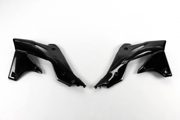 Kawasaki KXF Radiator Covers - Black - KA04725#001