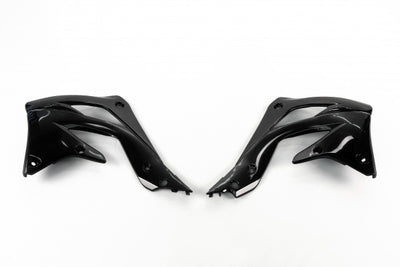 Kawasaki KXF Radiator Covers - Black - KA04719#001
